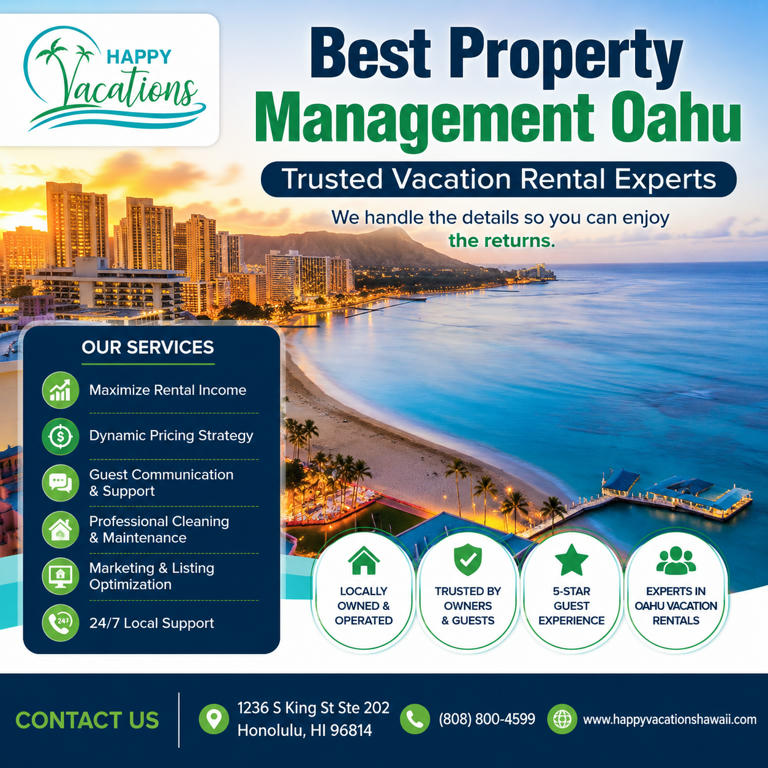 Best Property Management Oahu | Trusted Vacation Rental Experts